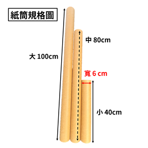 牛皮紙筒 (中)